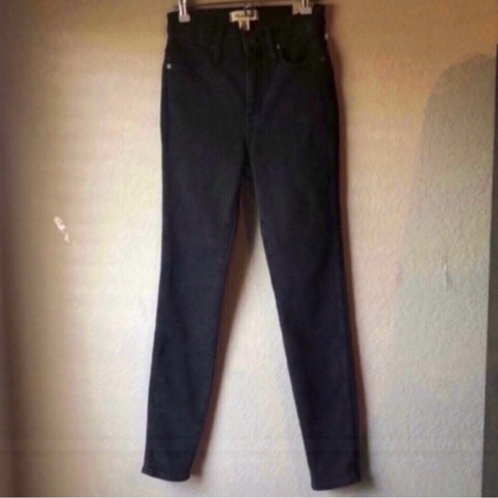 New Madewell Jeans Women’s Black 10” High Rise Skinny Casual Denim Jeans Size 26